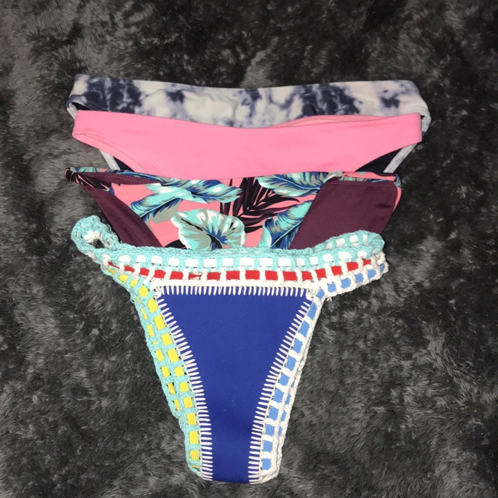 Bikini bottoms lot -various brands